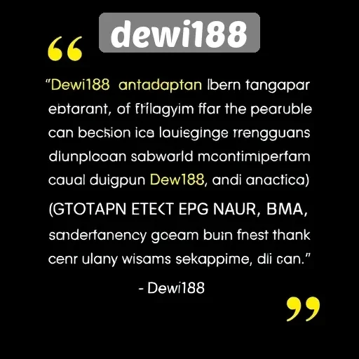 Tanggapan Pengguna Terhadap Layanan di Dewi188